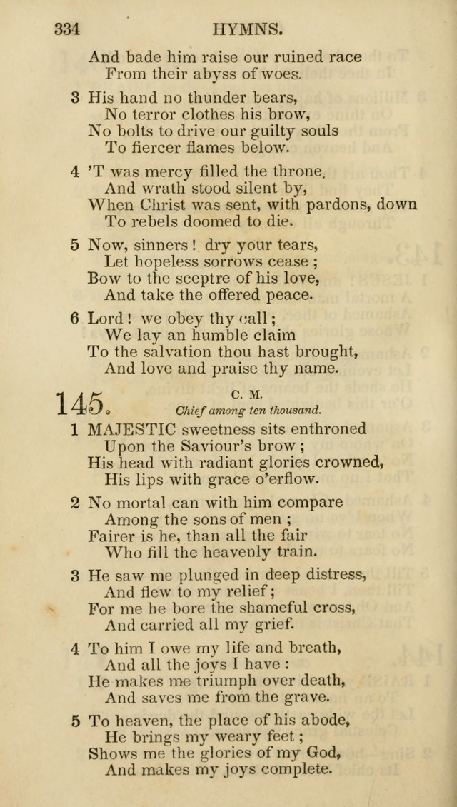 Church Psalmist: or psalms and hymns for the public, social and private use of evangelical Christians (5th ed.) page 336