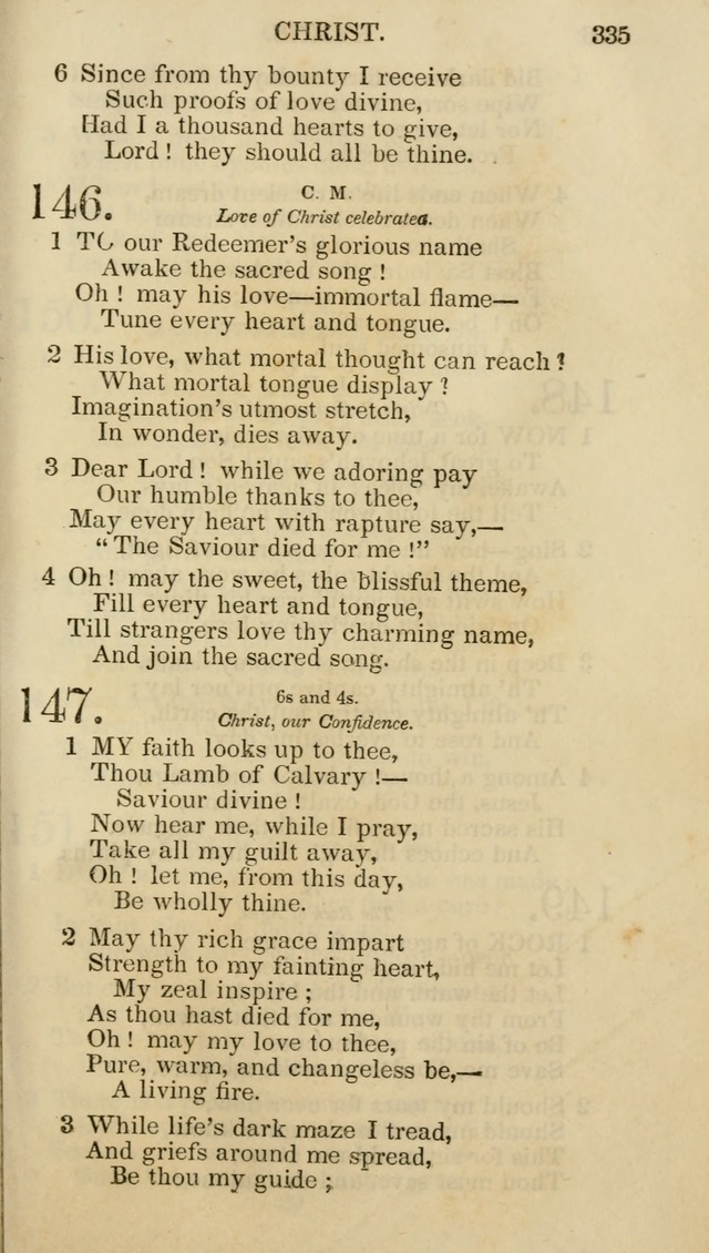 Church Psalmist: or psalms and hymns for the public, social and private use of evangelical Christians (5th ed.) page 337