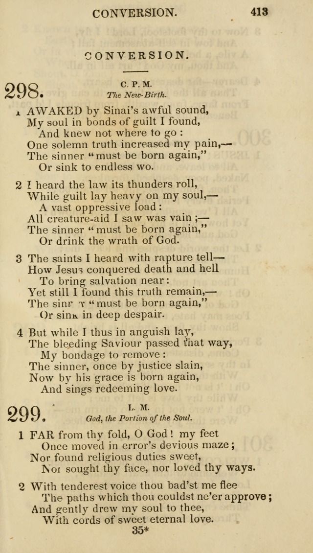 Church Psalmist: or psalms and hymns for the public, social and private use of evangelical Christians (5th ed.) page 415