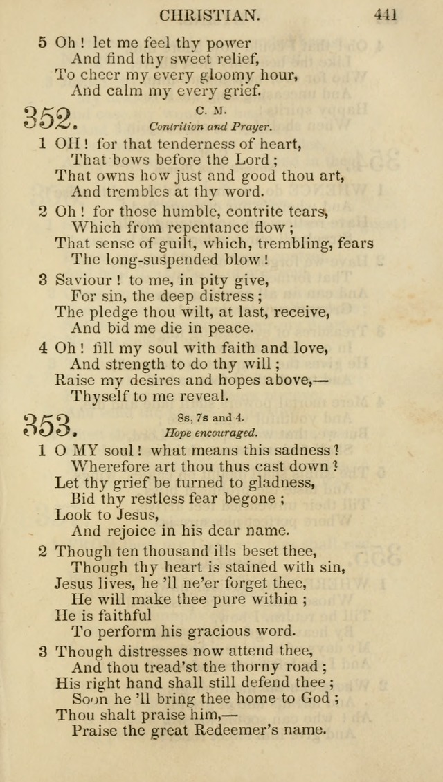 Church Psalmist: or psalms and hymns for the public, social and private use of evangelical Christians (5th ed.) page 443