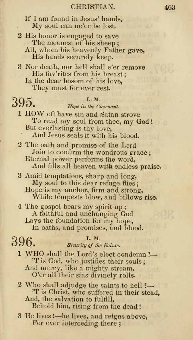 Church Psalmist: or psalms and hymns for the public, social and private use of evangelical Christians (5th ed.) page 465