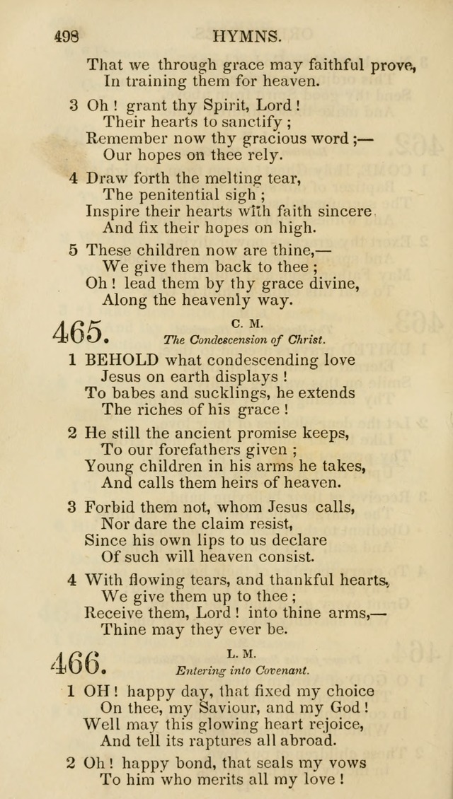 Church Psalmist: or psalms and hymns for the public, social and private use of evangelical Christians (5th ed.) page 500