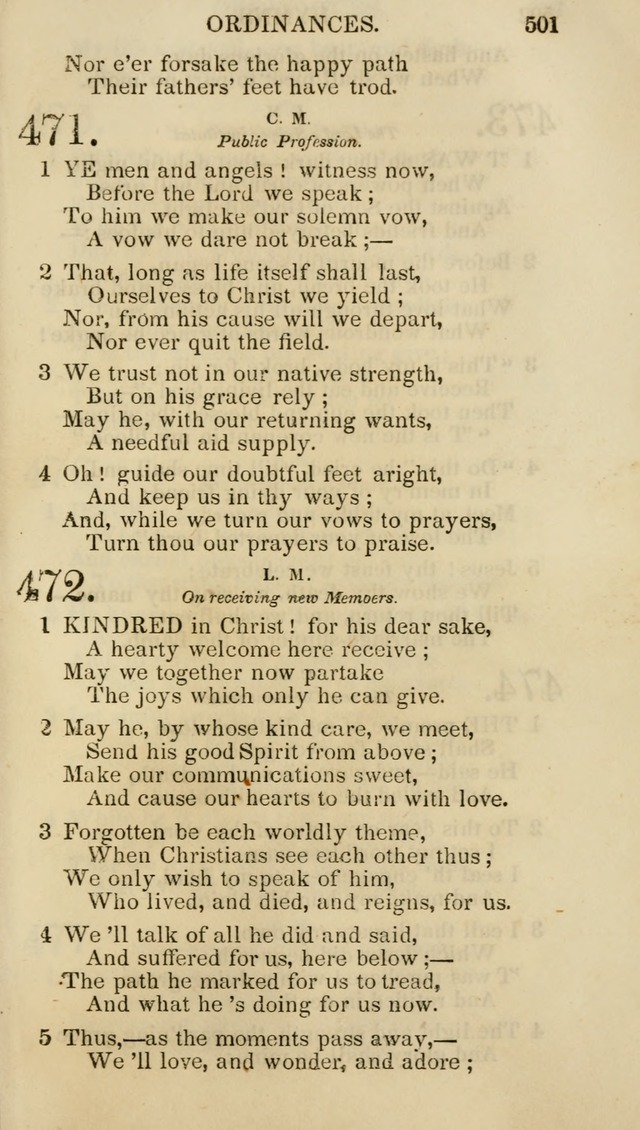 Church Psalmist: or psalms and hymns for the public, social and private use of evangelical Christians (5th ed.) page 503