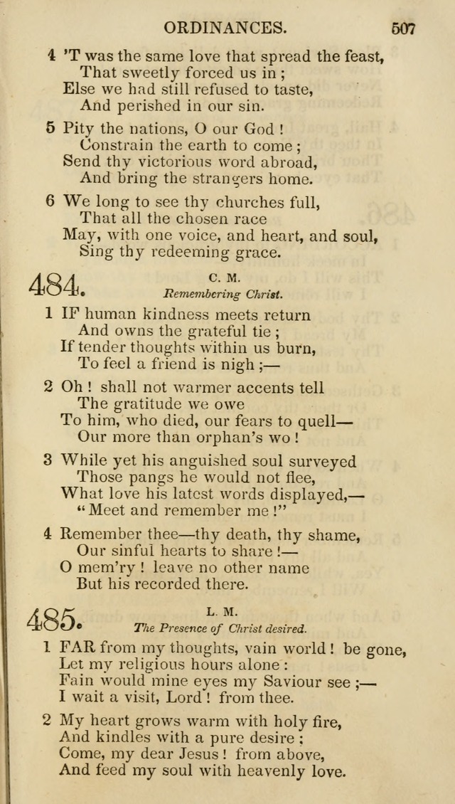 Church Psalmist: or psalms and hymns for the public, social and private use of evangelical Christians (5th ed.) page 509