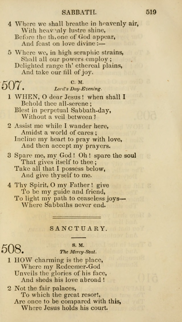 Church Psalmist: or psalms and hymns for the public, social and private use of evangelical Christians (5th ed.) page 521