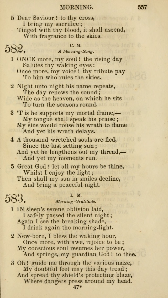 Church Psalmist: or psalms and hymns for the public, social and private use of evangelical Christians (5th ed.) page 559