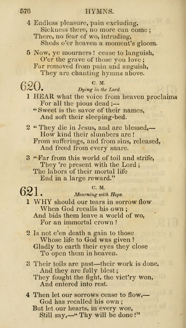 Church Psalmist: or psalms and hymns for the public, social and private use of evangelical Christians (5th ed.) page 578