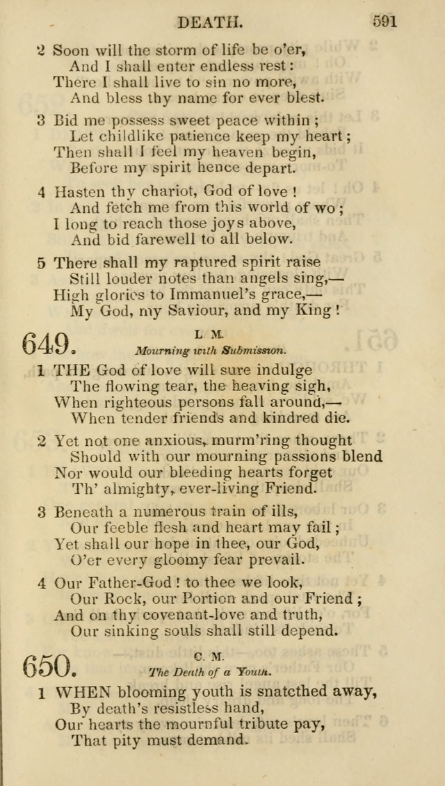 Church Psalmist: or psalms and hymns for the public, social and private use of evangelical Christians (5th ed.) page 593