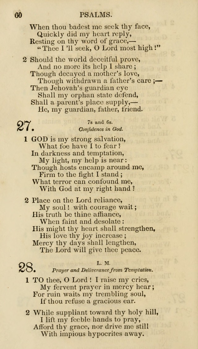 Church Psalmist: or psalms and hymns for the public, social and private use of evangelical Christians (5th ed.) page 62