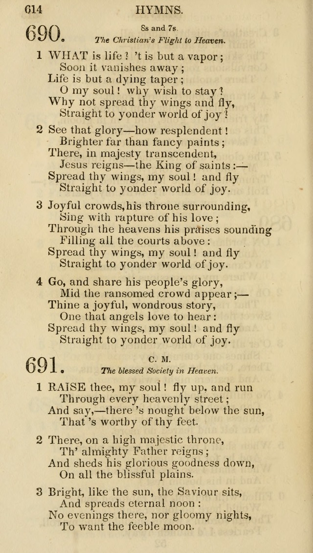 Church Psalmist: or psalms and hymns for the public, social and private use of evangelical Christians (5th ed.) page 632