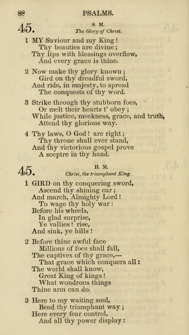 Church Psalmist: or psalms and hymns for the public, social and private use of evangelical Christians (5th ed.) page 90