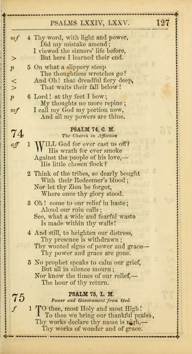 Church Psalmist: or, psalms and hymns, for the public, social and private use of Evangelical Christians. With Supplement. (53rd ed.) page 126