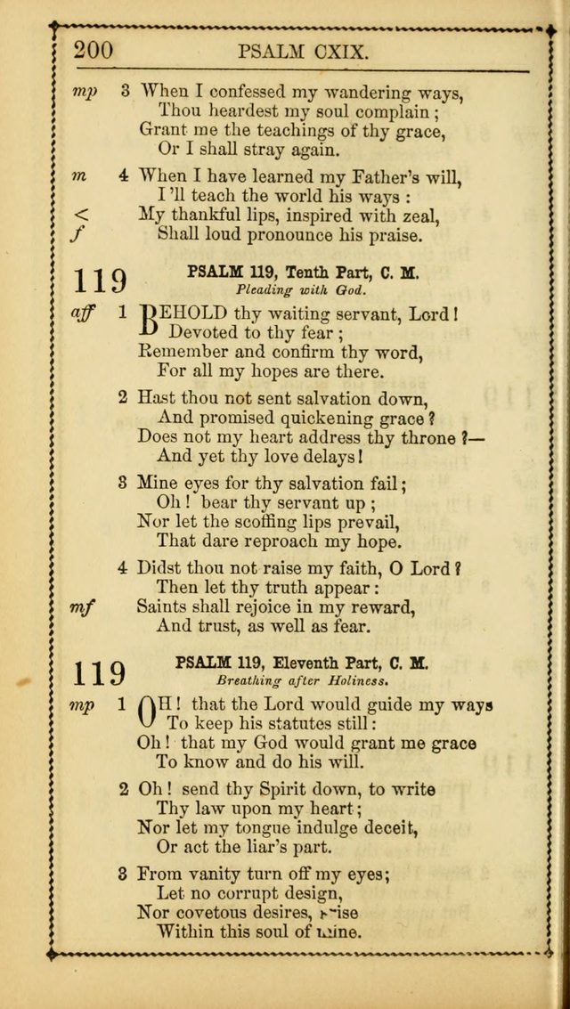 Church Psalmist: or, psalms and hymns, for the public, social and private use of Evangelical Christians. With Supplement. (53rd ed.) page 199