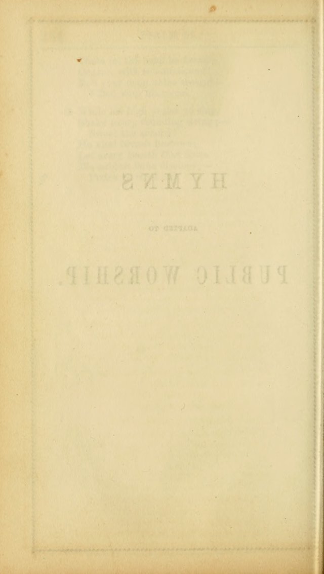 Church Psalmist: or, psalms and hymns, for the public, social and private use of Evangelical Christians. With Supplement. (53rd ed.) page 255