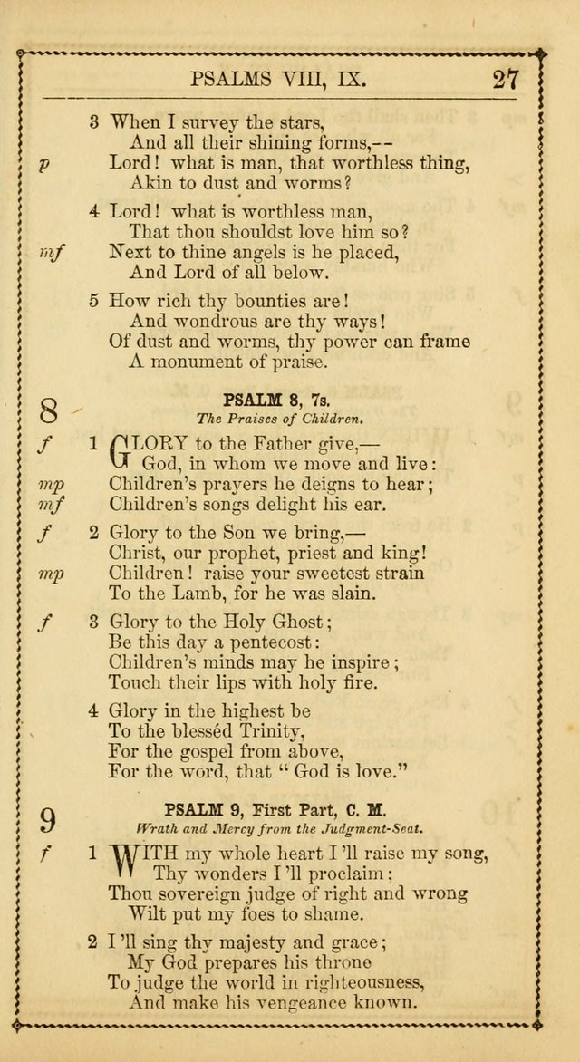 Church Psalmist: or, psalms and hymns, for the public, social and private use of Evangelical Christians. With Supplement. (53rd ed.) page 26