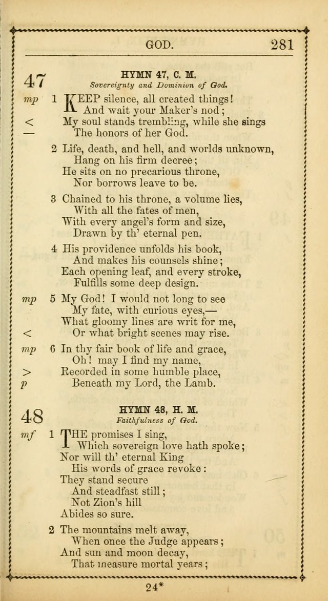 Church Psalmist: or, psalms and hymns, for the public, social and private use of Evangelical Christians. With Supplement. (53rd ed.) page 280