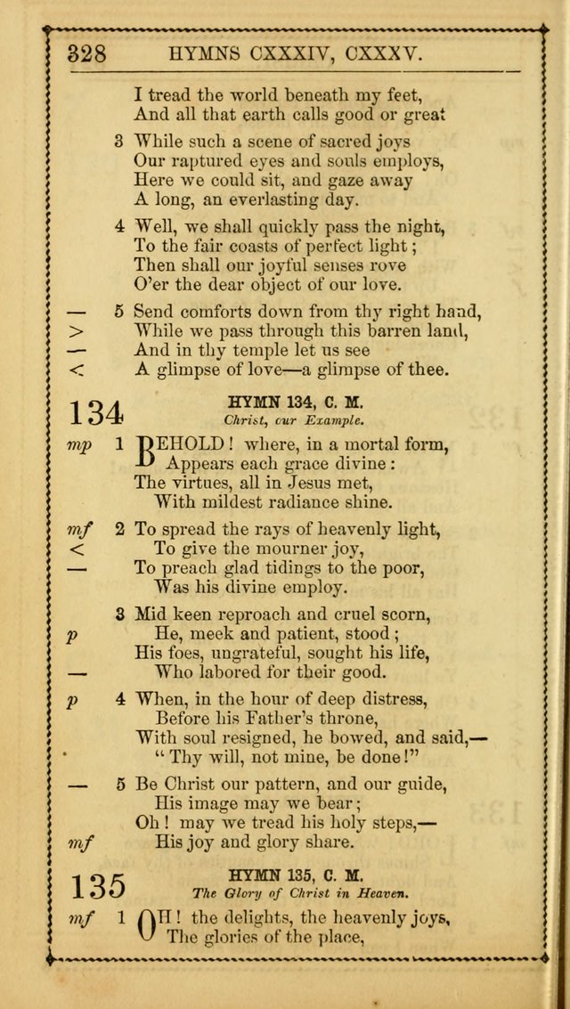 Church Psalmist: or, psalms and hymns, for the public, social and private use of Evangelical Christians. With Supplement. (53rd ed.) page 327