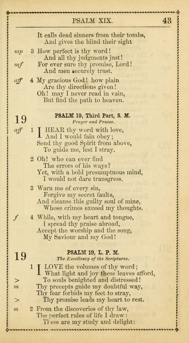 Church Psalmist: or, psalms and hymns, for the public, social and private use of Evangelical Christians. With Supplement. (53rd ed.) page 42