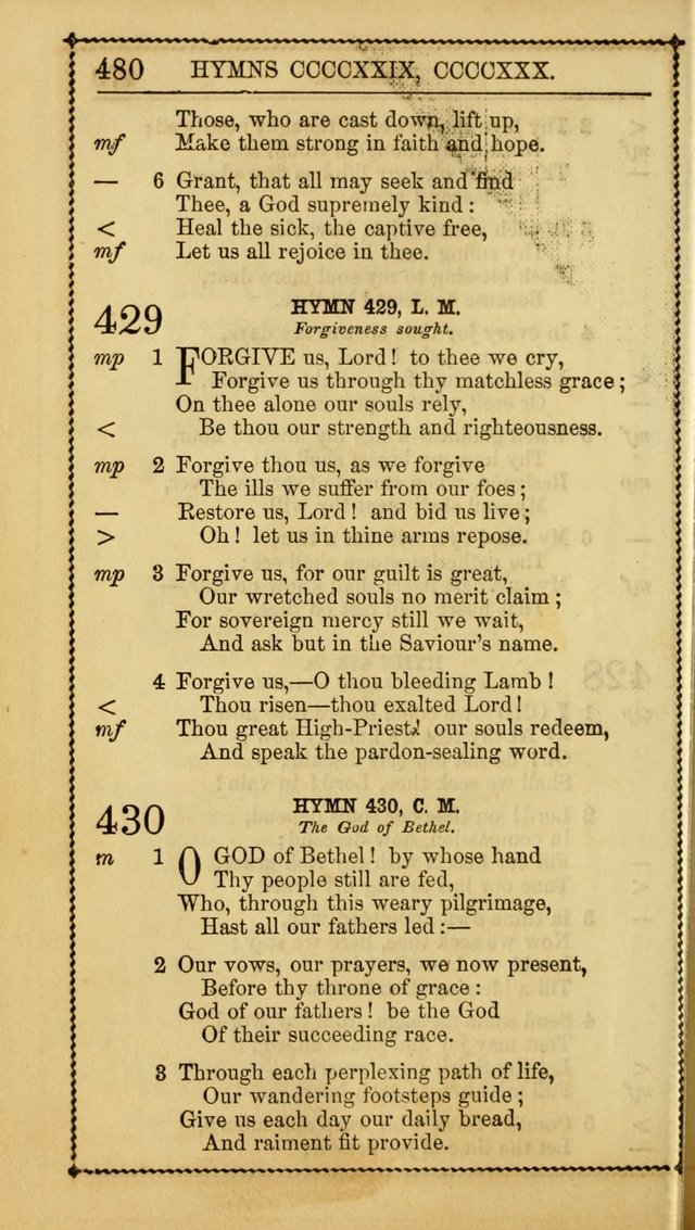 Church Psalmist: or, psalms and hymns, for the public, social and private use of Evangelical Christians. With Supplement. (53rd ed.) page 479