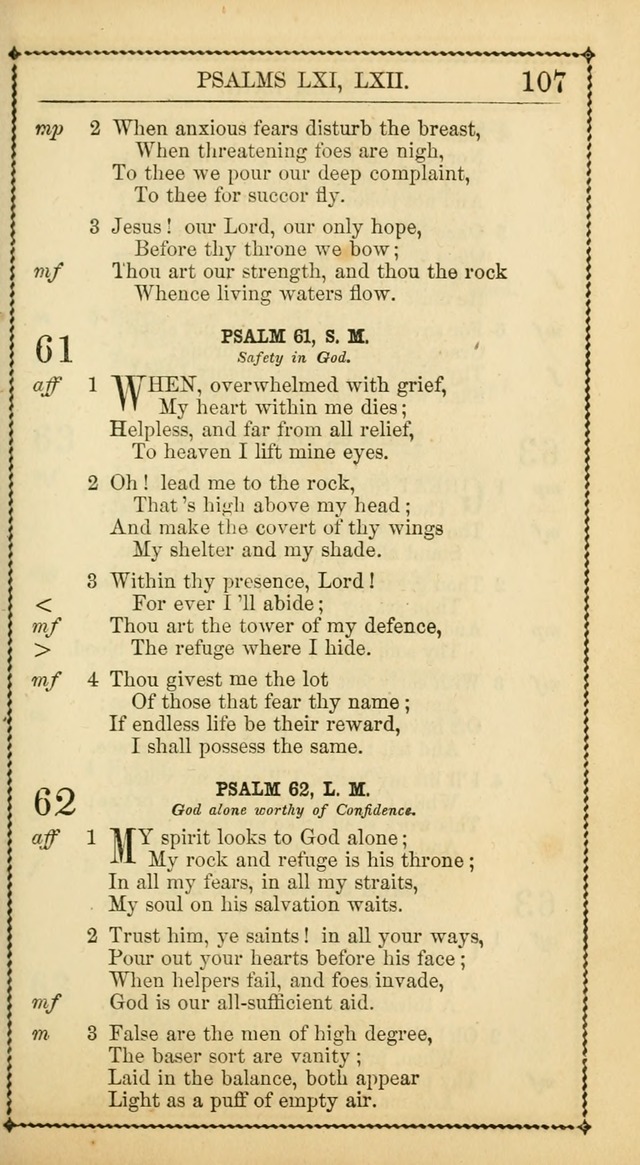 Church Psalmist: or Psalms and Hymns Designed for the Public, Social, and  Private Use of Evangelical Christians ... with Supplement.  53rd ed. page 110