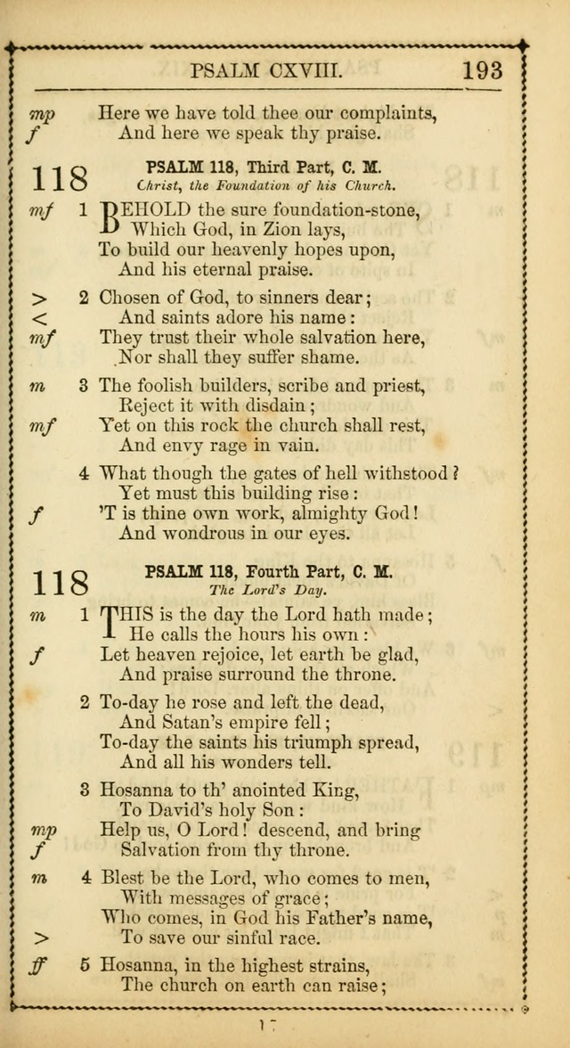 Church Psalmist: or Psalms and Hymns Designed for the Public, Social, and  Private Use of Evangelical Christians ... with Supplement.  53rd ed. page 196