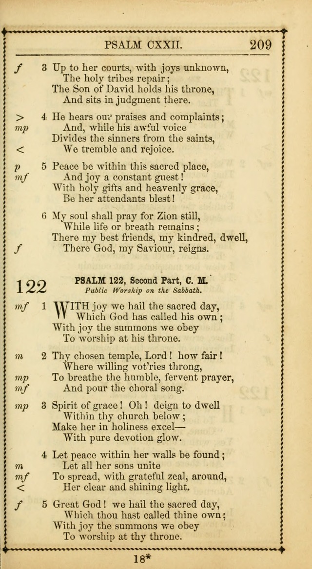 Church Psalmist: or Psalms and Hymns Designed for the Public, Social, and  Private Use of Evangelical Christians ... with Supplement.  53rd ed. page 212