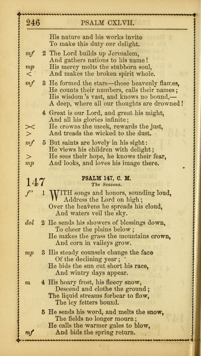 Church Psalmist: or Psalms and Hymns Designed for the Public, Social, and  Private Use of Evangelical Christians ... with Supplement.  53rd ed. page 249