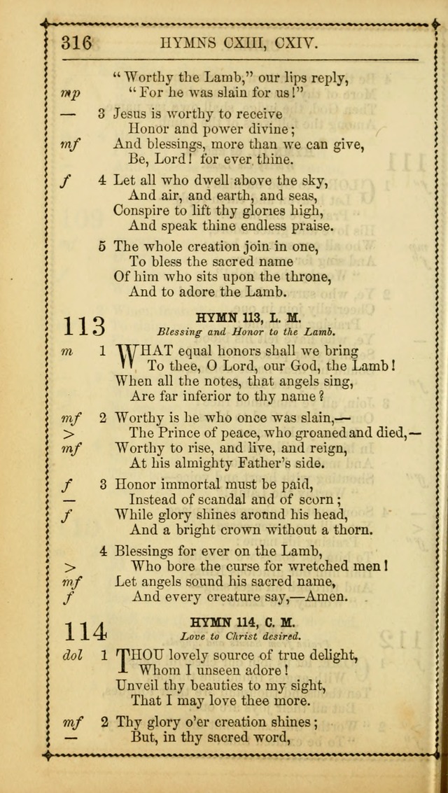 Church Psalmist: or Psalms and Hymns Designed for the Public, Social, and  Private Use of Evangelical Christians ... with Supplement.  53rd ed. page 319