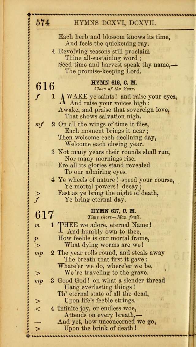 Church Psalmist: or Psalms and Hymns Designed for the Public, Social, and  Private Use of Evangelical Christians ... with Supplement.  53rd ed. page 577