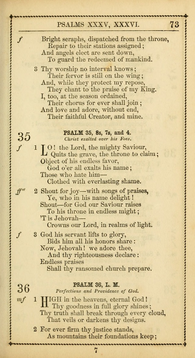 Church Psalmist: or Psalms and Hymns Designed for the Public, Social, and  Private Use of Evangelical Christians ... with Supplement.  53rd ed. page 76