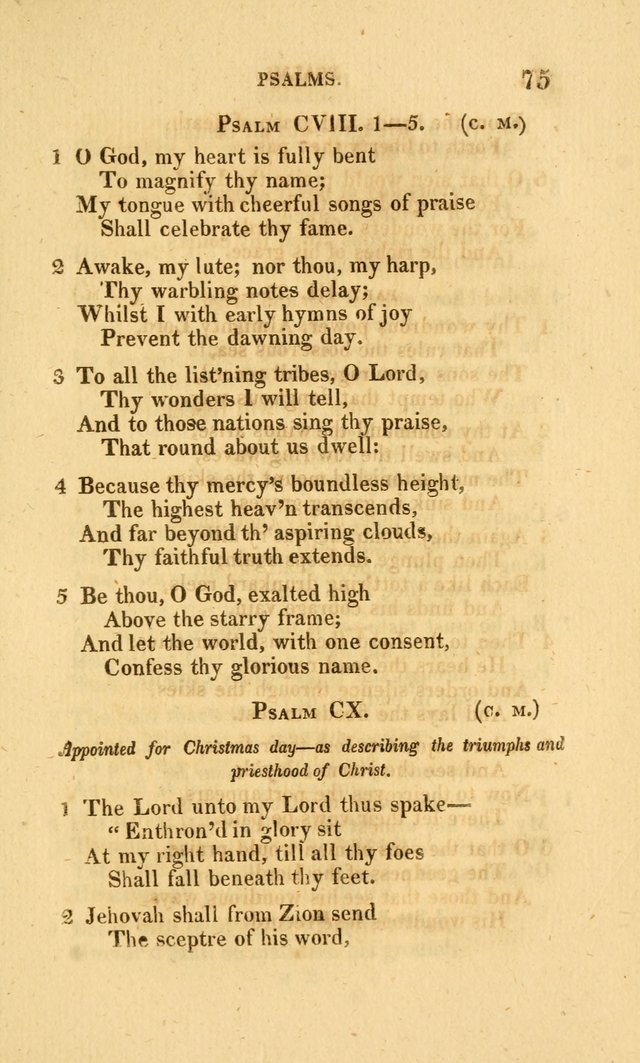 Church Poetry: being Portions of the Psalms in Verse and Hymns suited  to  the Festivals and Fasts, and Various Occasions of the Church page 92