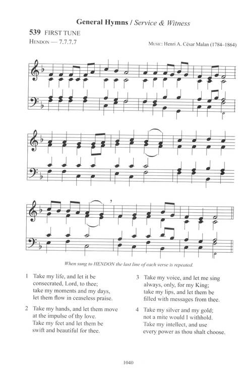 CPWI Hymnal page 1032