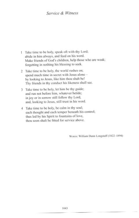 CPWI Hymnal page 1035