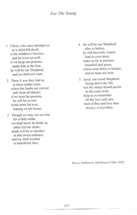 CPWI Hymnal page 1243