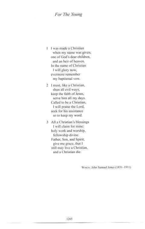 CPWI Hymnal page 1257