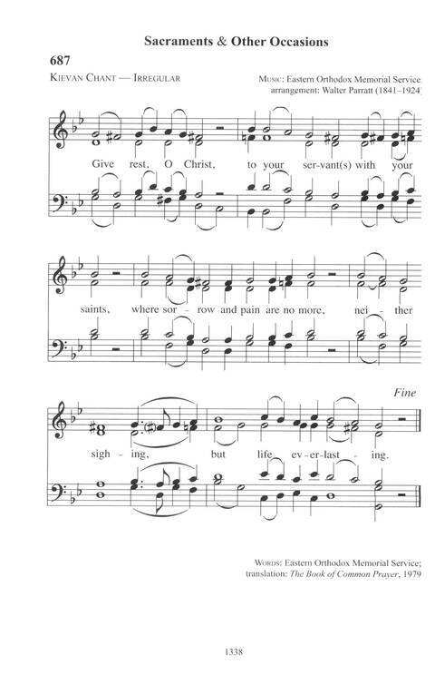 CPWI Hymnal page 1330