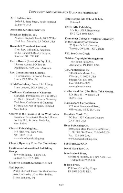 CPWI Hymnal page 1652