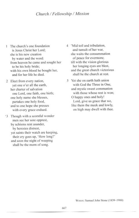 CPWI Hymnal page 663