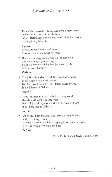 CPWI Hymnal page 981