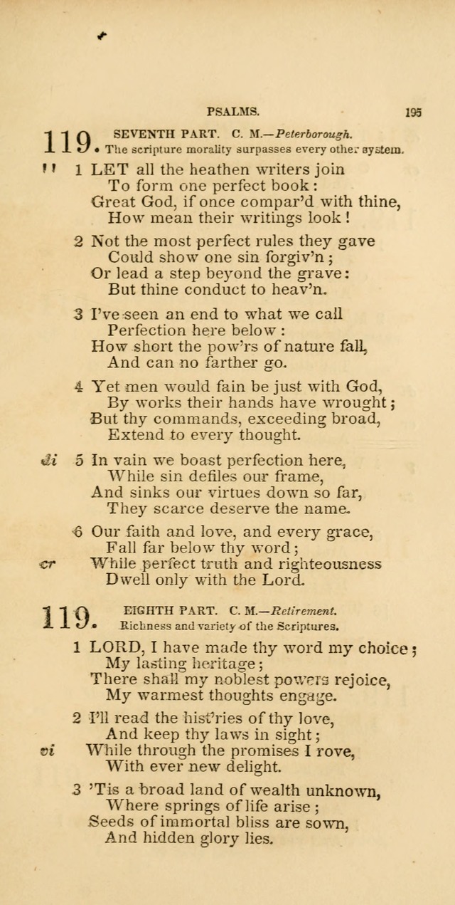 The Christian Psalmist; or, Watts
