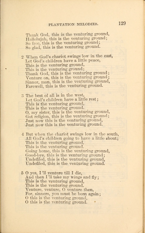 A Collection of Revival Hymns and Plantation Melodies page 135