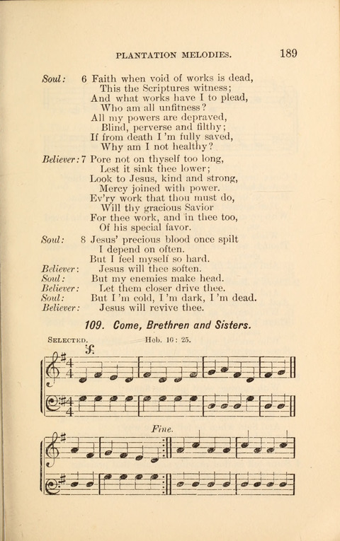 A Collection of Revival Hymns and Plantation Melodies page 195