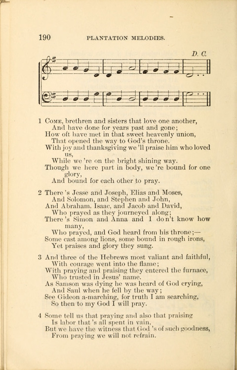 A Collection of Revival Hymns and Plantation Melodies page 196