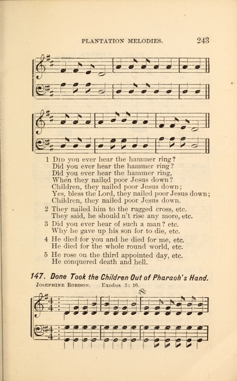 A Collection of Revival Hymns and Plantation Melodies page 249