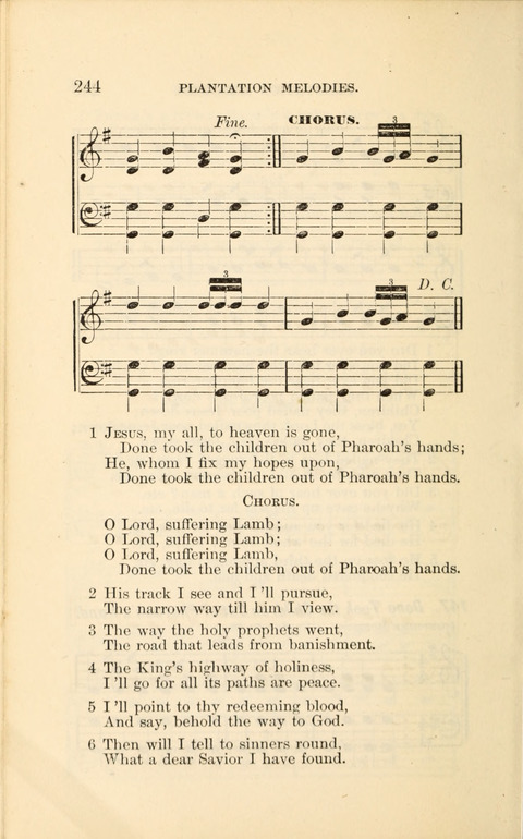 A Collection of Revival Hymns and Plantation Melodies page 250