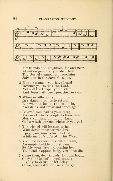 A Collection of Revival Hymns and Plantation Melodies page 30