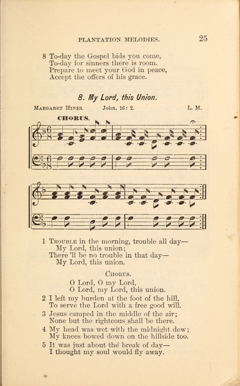 A Collection of Revival Hymns and Plantation Melodies page 31