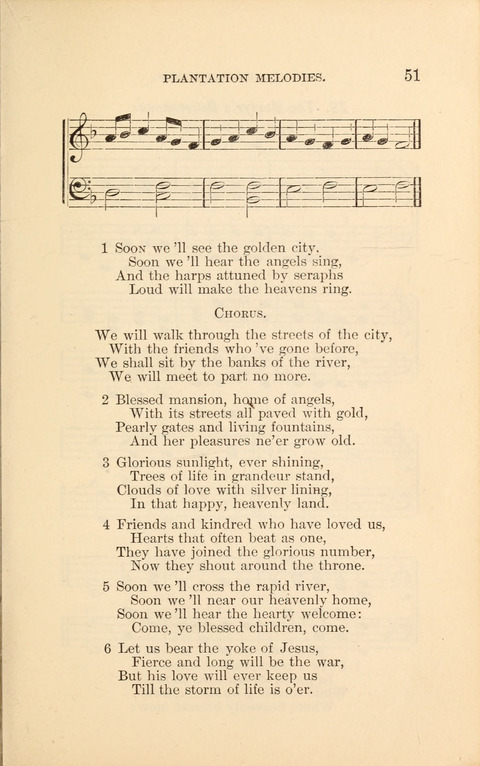 A Collection of Revival Hymns and Plantation Melodies page 57