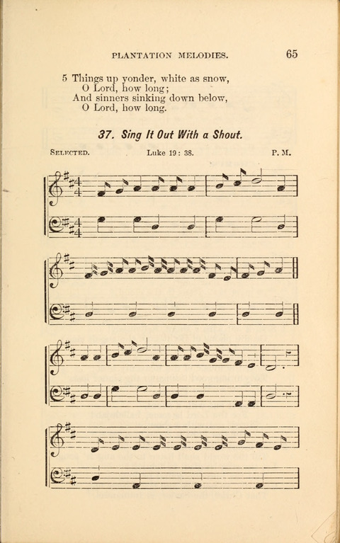 A Collection of Revival Hymns and Plantation Melodies page 71