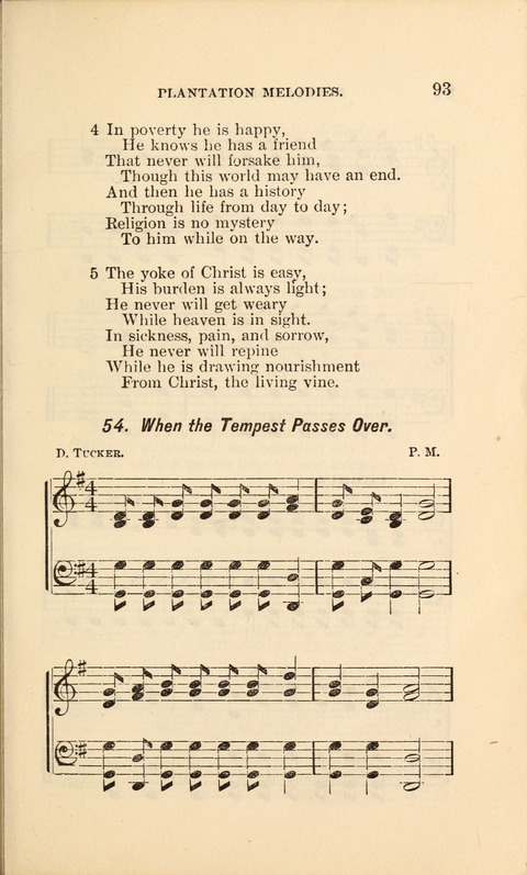 A Collection of Revival Hymns and Plantation Melodies page 99